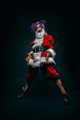 santa claus with dreadlocks