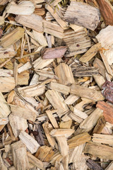 Textures of Woodchips.