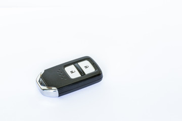 remote car key on a white background