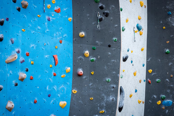 Climbing Wall at a Climbing Gym