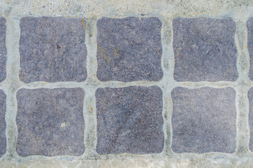 Background of garden paths of different texture