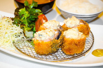 Grilled Salmon with Tartar Sauce
