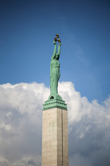 Monument of Freedom in Riga, Latvia.
