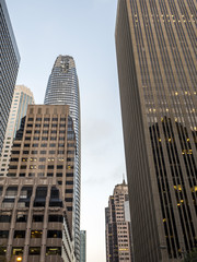 Fototapeta premium Finalcial District buildings cityscape - San Francisco, California, CA, USA