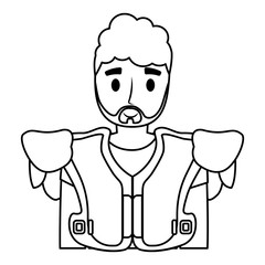 Obraz premium american football player