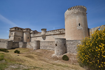 Fototapeta na wymiar Castle of Cuellar in Segovia, Spain