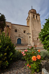 Fototapeta na wymiar Madrigal de las Altas Torres village in Avila province, Spain