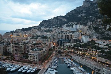 Fototapeta na wymiar Port de Fontvieille - Monaco