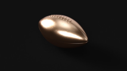 Bronze American Football / Rugby Ball