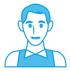 Man profile cartoon icon vector illustration graphic design