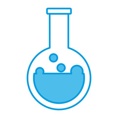 Laboratory flask symbol icon vector illustration graphic design