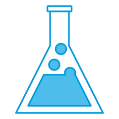 Laboratory flask symbol icon vector illustration graphic design
