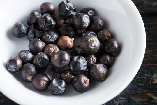 Juniper Berries in a Bowl