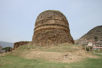 Shingerdar stupa near Mingora, Khyber Pakhtunkhwa