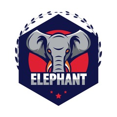 Elephant logo vector