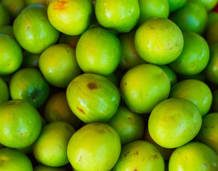 Unripe citrus fruits. Products of Asian cuisine