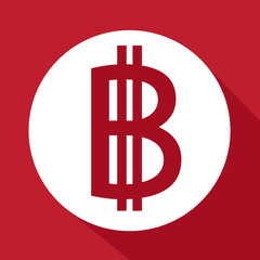 Obraz premium Blockchain Bitcoin Crypto currency sign icon
