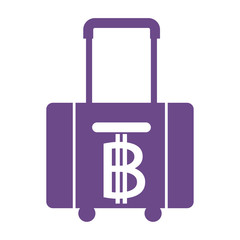 Blockchain Bitcoin Crypto currency sign icon