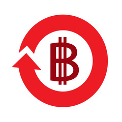 Blockchain Bitcoin Crypto currency sign icon