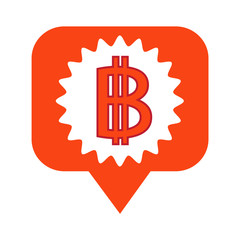 Blockchain Bitcoin Crypto currency sign icon