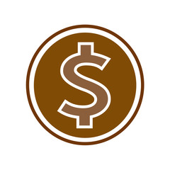 Obraz premium dollar money icon