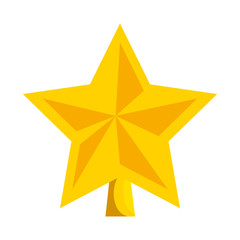 Obraz premium star decorative isolated icon vector illustration design