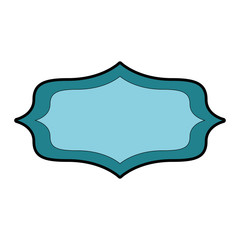 frame decorative isolated icon vector illustration design