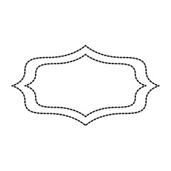 frame decorative isolated icon vector illustration design