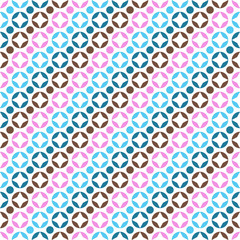Circle vector seamless pattern. Can be used for textile, website background, book cover, packaging.