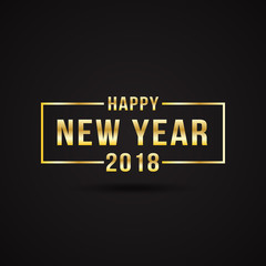 Obraz premium Happy New Year with Background