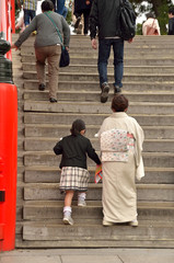 親子でお宮参り