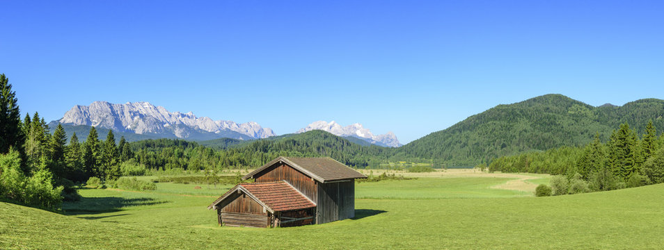 idyllische Naturlandschaft in Oberbayern