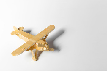 toy airplane isolated