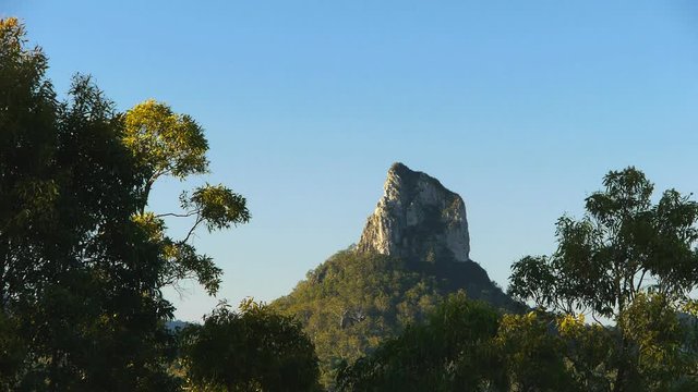 mount coonowrin in the glass house mountains national park