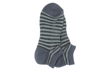 Sock isolated on white background. of file with Clipping Path .