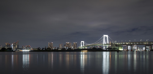 Fototapeta na wymiar Tokyo bay skyline