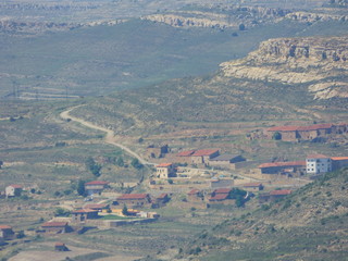 Fototapeta na wymiar Teruel. Pueblo de Gudar en la Comunidad Autónoma de Aragón, España