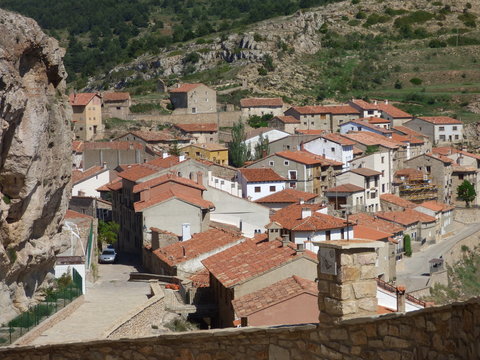 Teruel. Pueblo de Gudar en la Comunidad Aut&oacute;noma de Arag&oacute;n, Espa&ntilde;a