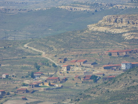 Teruel. Pueblo de Gudar en la Comunidad Autónoma de Aragón, España