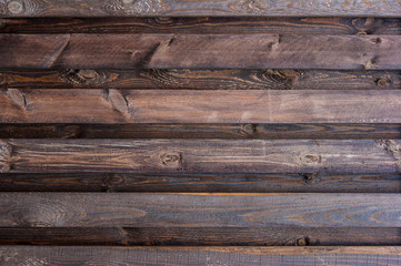 Obraz premium Natural wood background. Brown boards. Wooden fence.