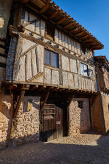 Fototapeta na wymiar Calatañazor medieval village in Soria province, Spain