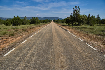 Fototapeta na wymiar Landscape of Soria province, close to Calatañazor, Spain