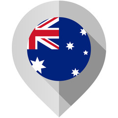 Marker with flag for map