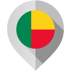 Marker with flag for map