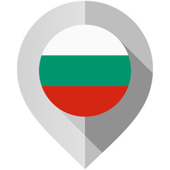 Marker with flag for map