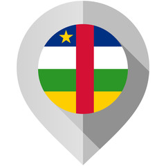 Marker with flag for map