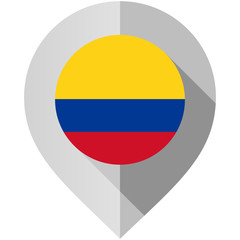 Marker with flag for map