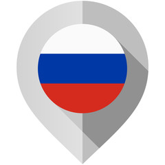 Marker with flag for map