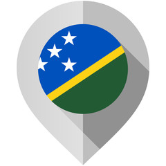 Marker with flag for map