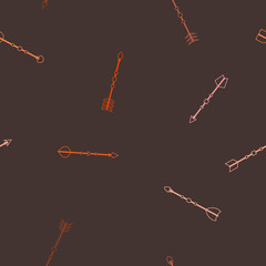 Seamless pattern with vector arrows for your design